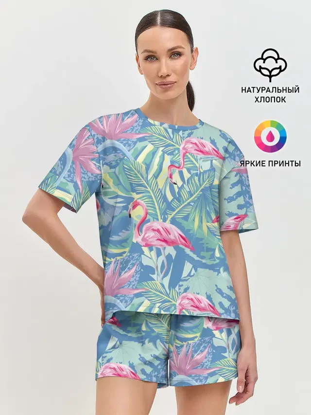 Женская пижама с шортами