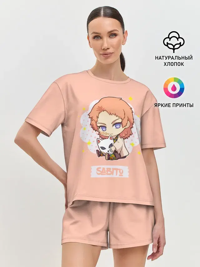Женская пижама с шортами