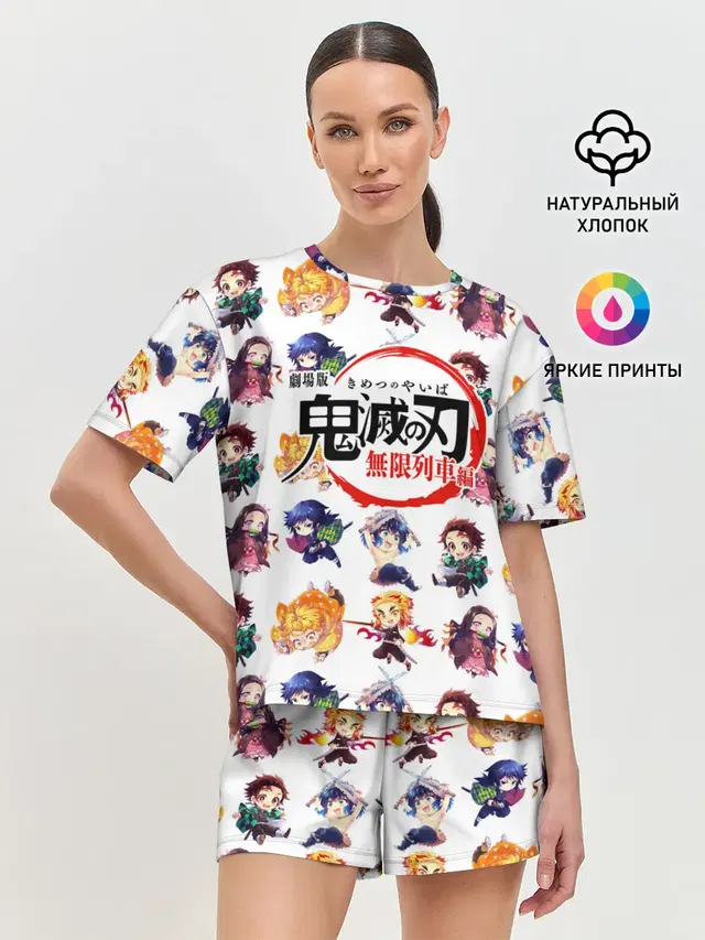 Женская пижама с шортами