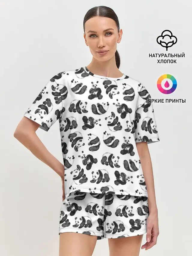Женская пижама с шортами