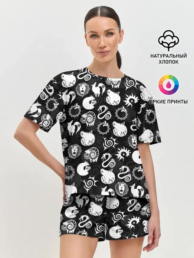 Женская пижама с шортами