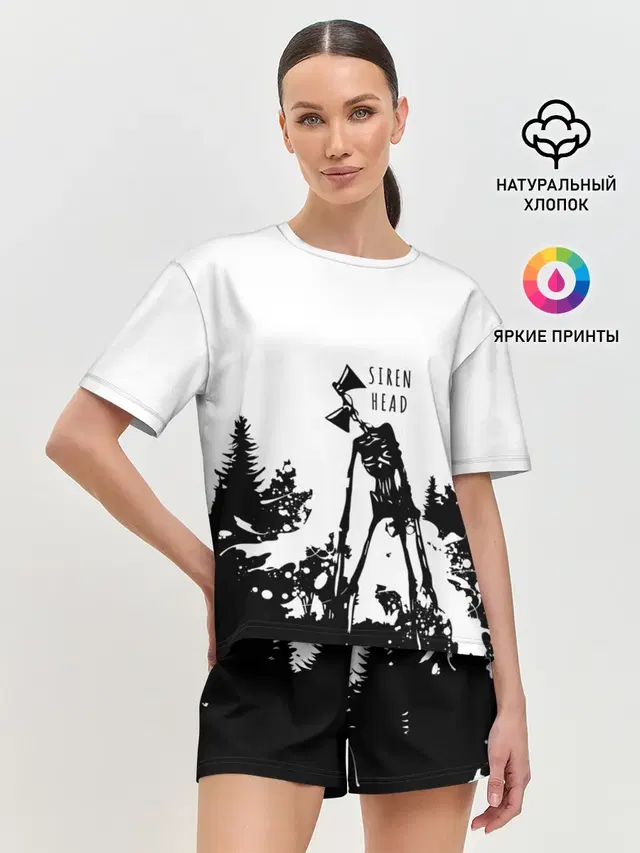 Женская пижама с шортами