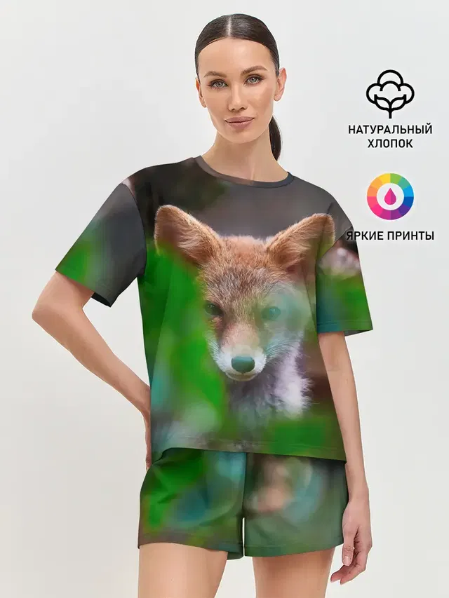 Женская пижама с шортами