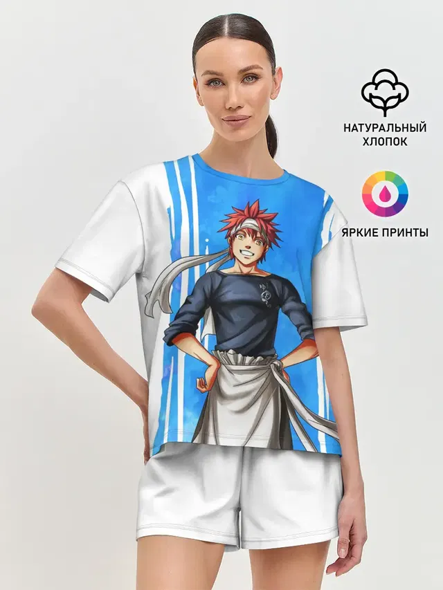 Женская пижама с шортами