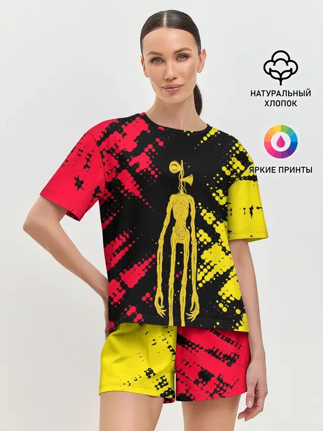 Женская пижама с шортами