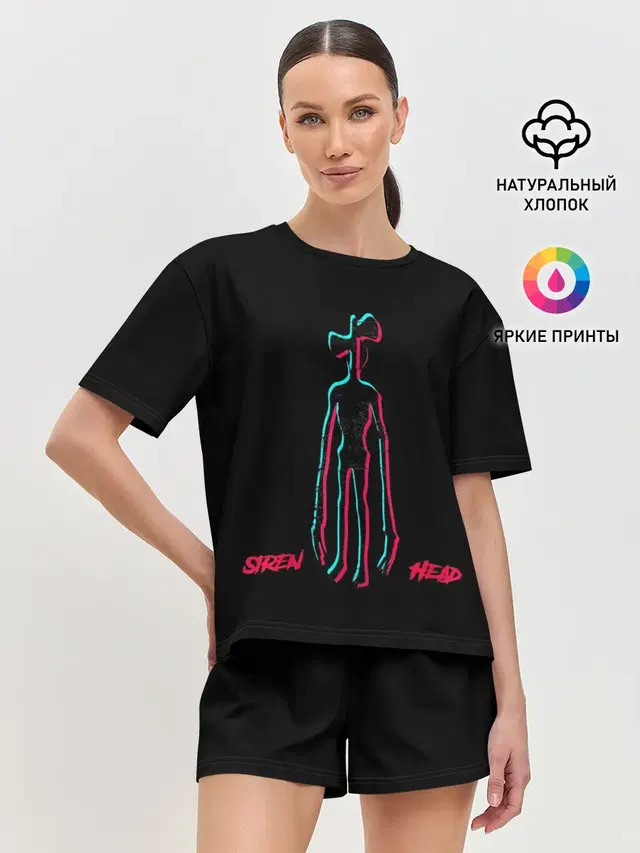 Женская пижама с шортами