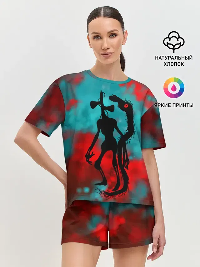 Женская пижама с шортами