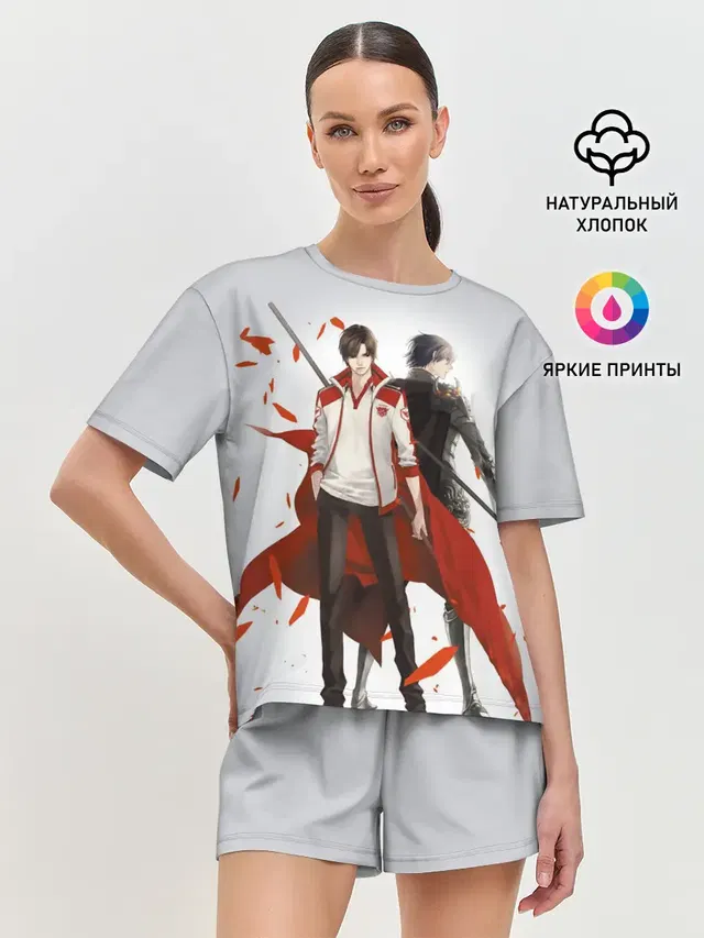 Женская пижама с шортами