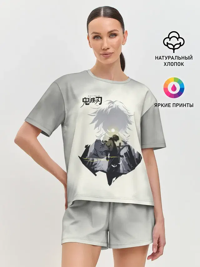 Женская пижама с шортами