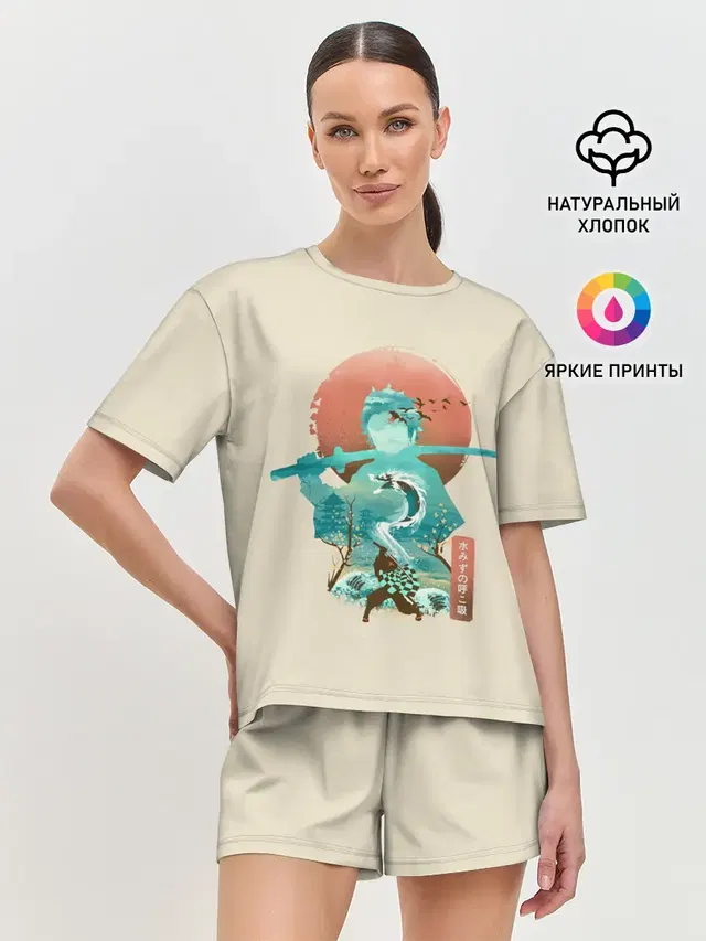 Женская пижама с шортами