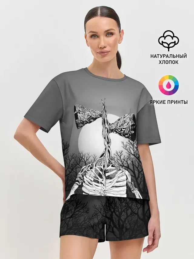 Женская пижама с шортами