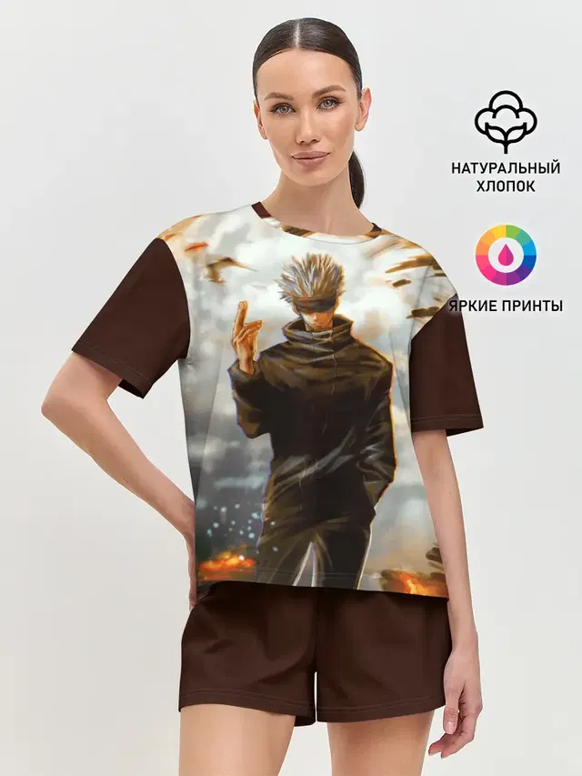 Женская пижама с шортами