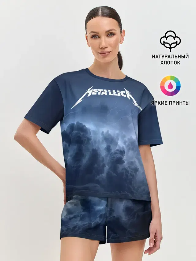 Женская пижама с шортами