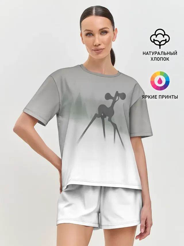 Женская пижама с шортами