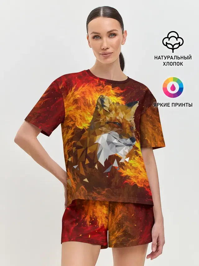 Женская пижама с шортами
