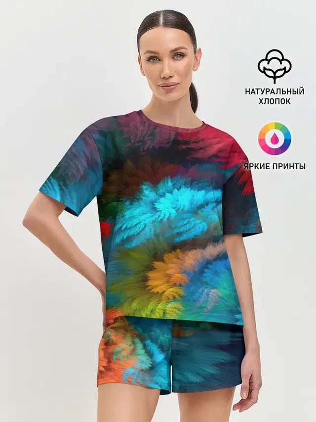 Женская пижама с шортами