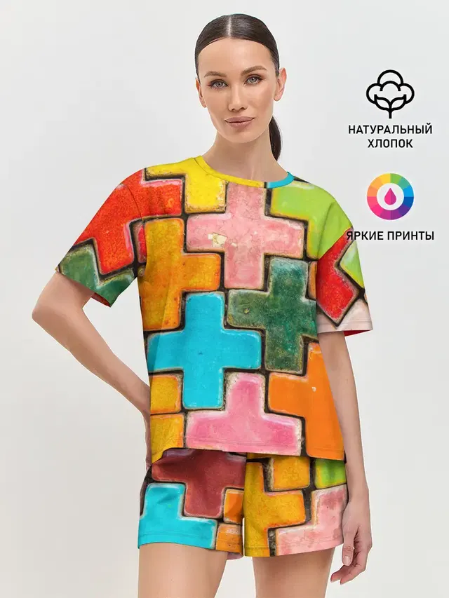 Женская пижама с шортами
