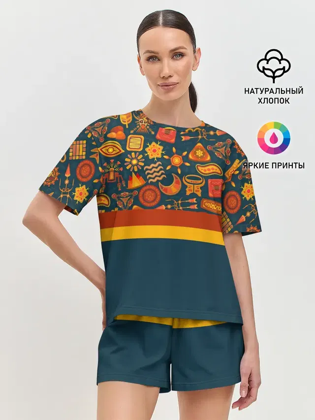 Женская пижама с шортами