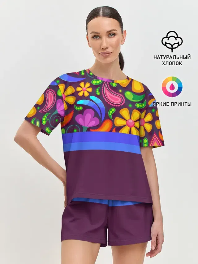Женская пижама с шортами