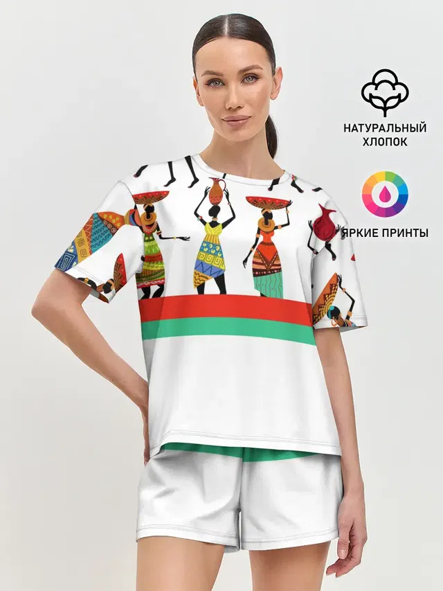 Женская пижама с шортами