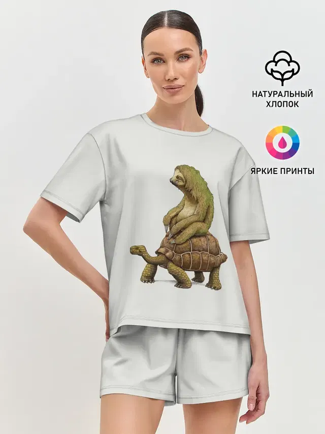 Женская пижама с шортами