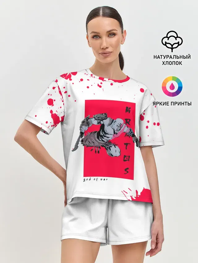Женская пижама с шортами