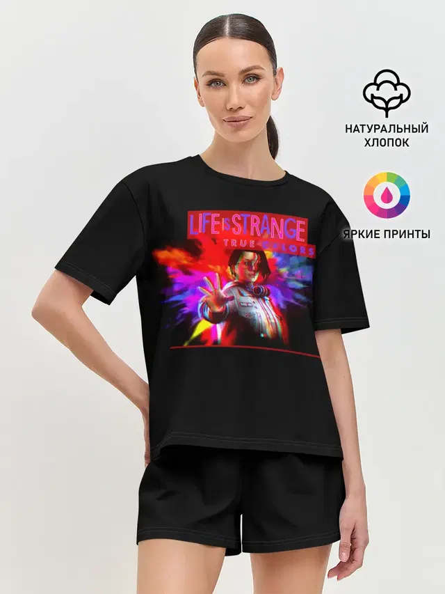 Женская пижама с шортами с принтом «Life is Strange 3»