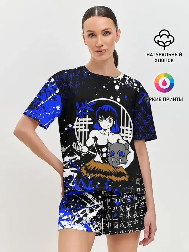 Женская пижама с шортами