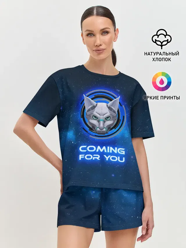 Женская пижама с шортами