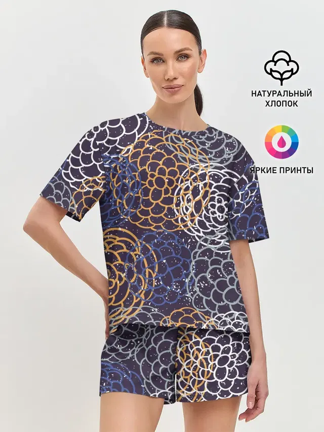 Женская пижама с шортами