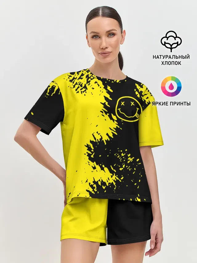 Женская пижама с шортами