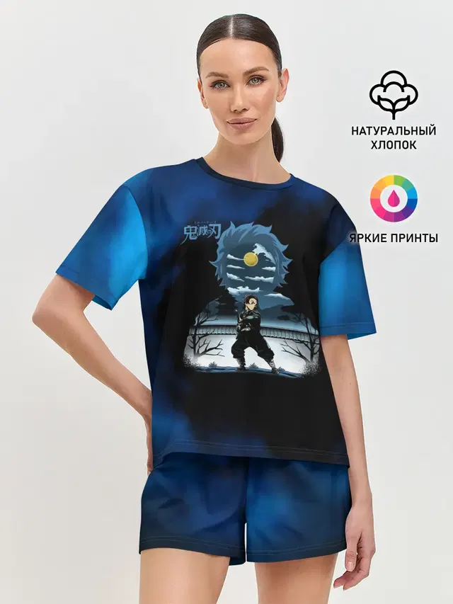 Женская пижама с шортами