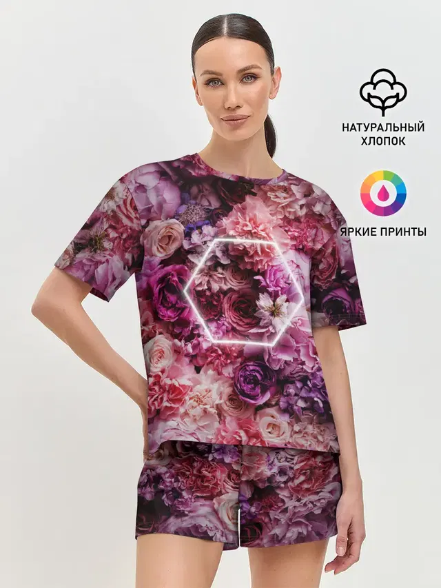 Женская пижама с шортами