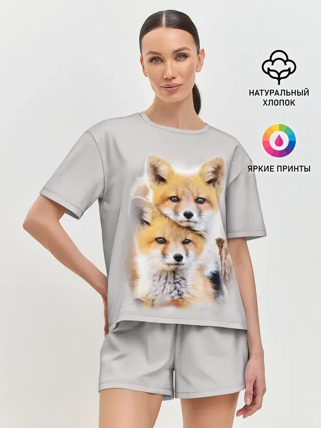 Женская пижама с шортами