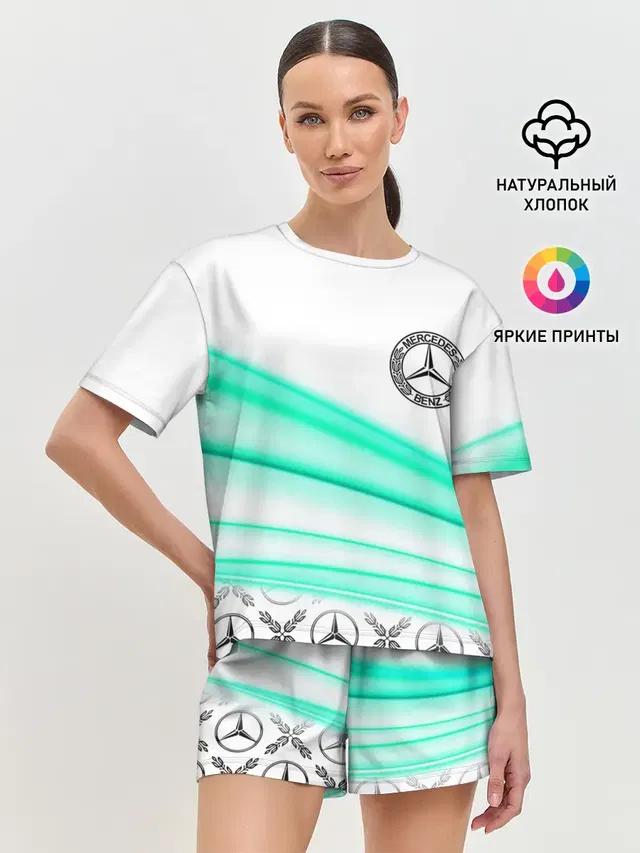 Женская пижама с шортами