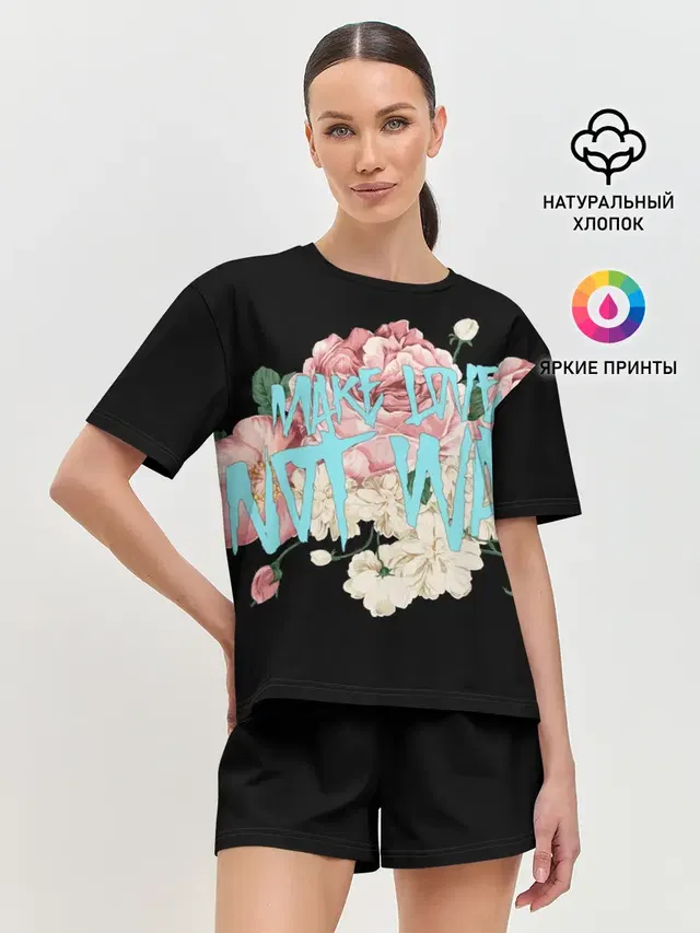 Женская пижама с шортами