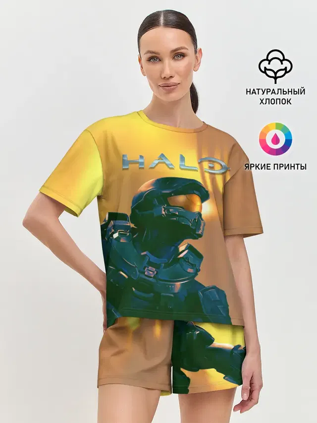 Женская пижама с шортами