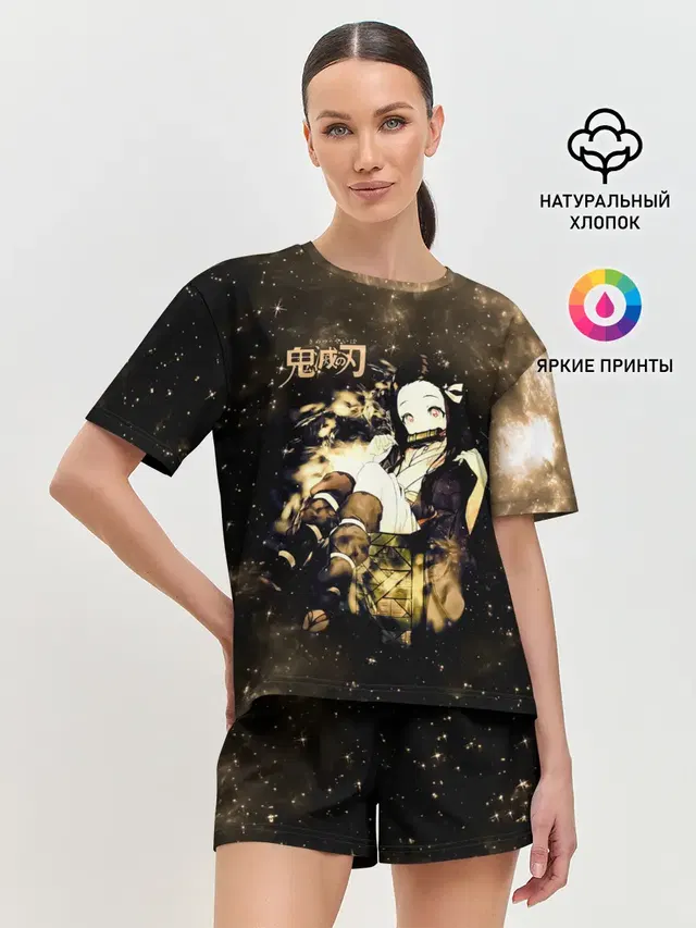 Женская пижама с шортами