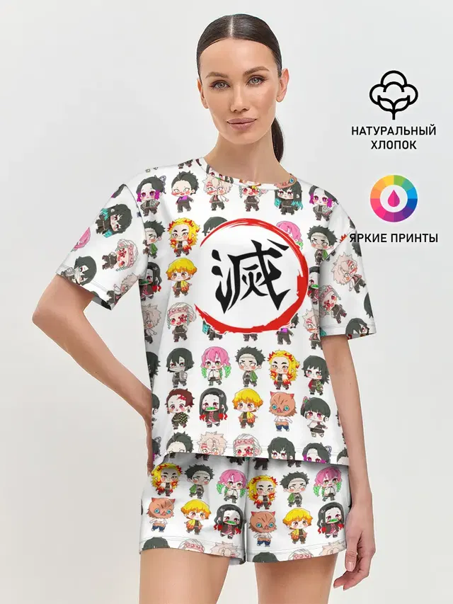 Женская пижама с шортами