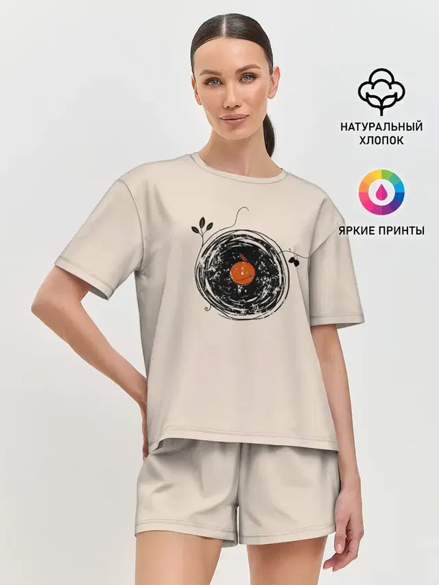 Женская пижама с шортами