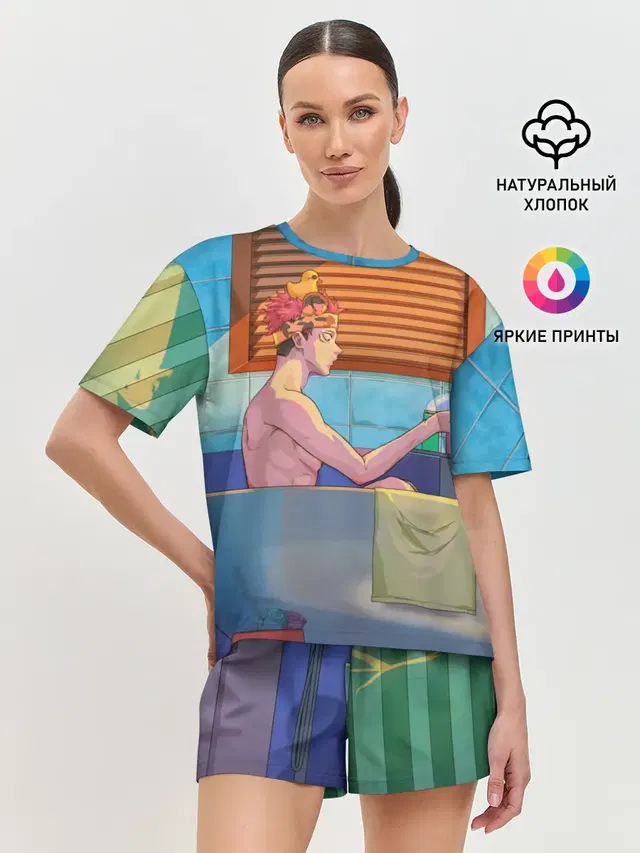 Женская пижама с шортами