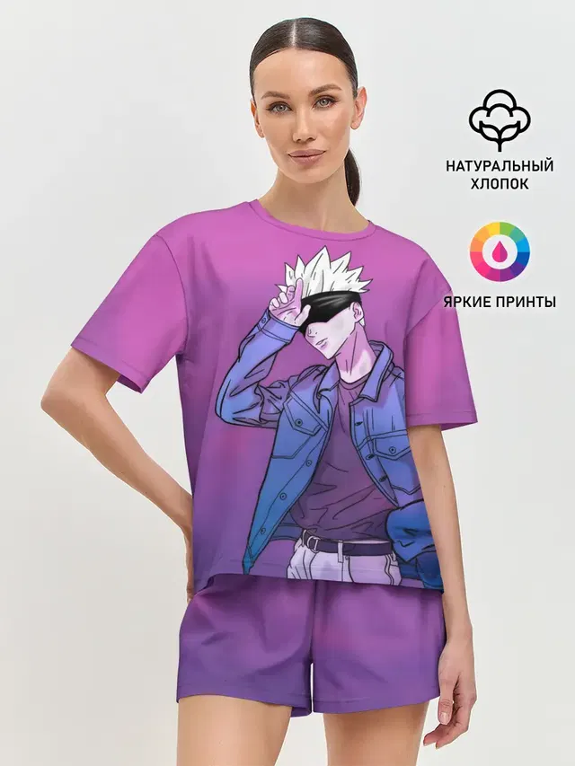 Женская пижама с шортами