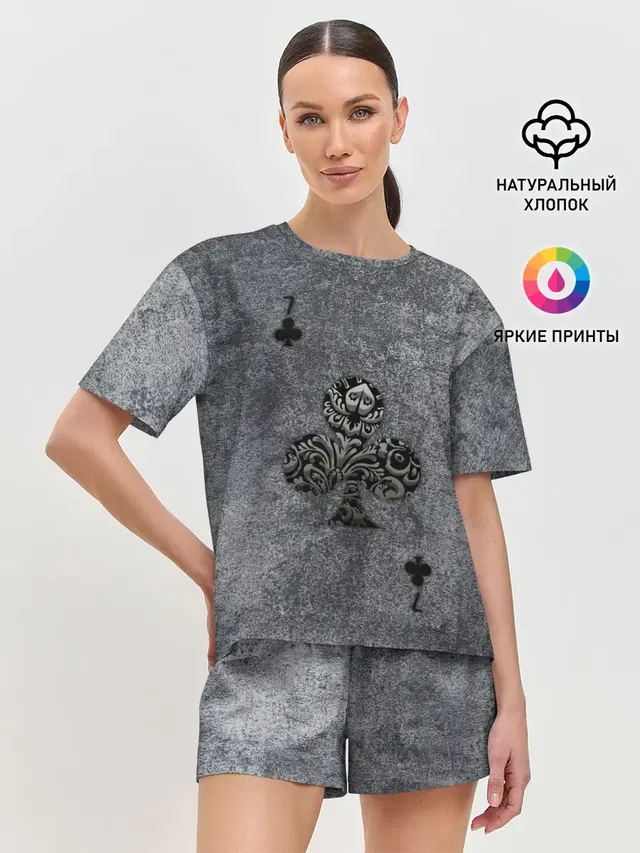 Женская пижама с шортами