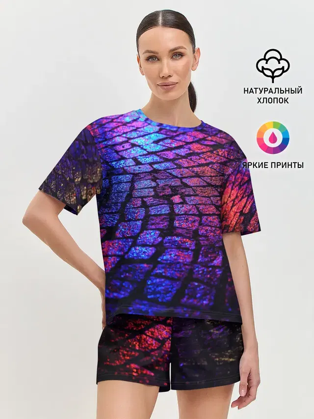 Женская пижама с шортами