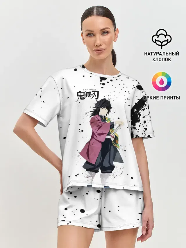 Женская пижама с шортами
