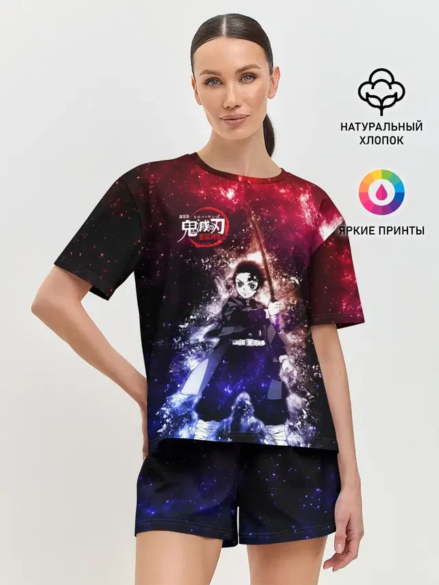 Женская пижама с шортами