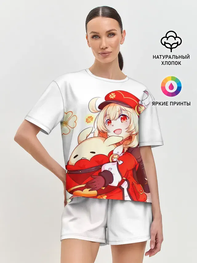 Женская пижама с шортами