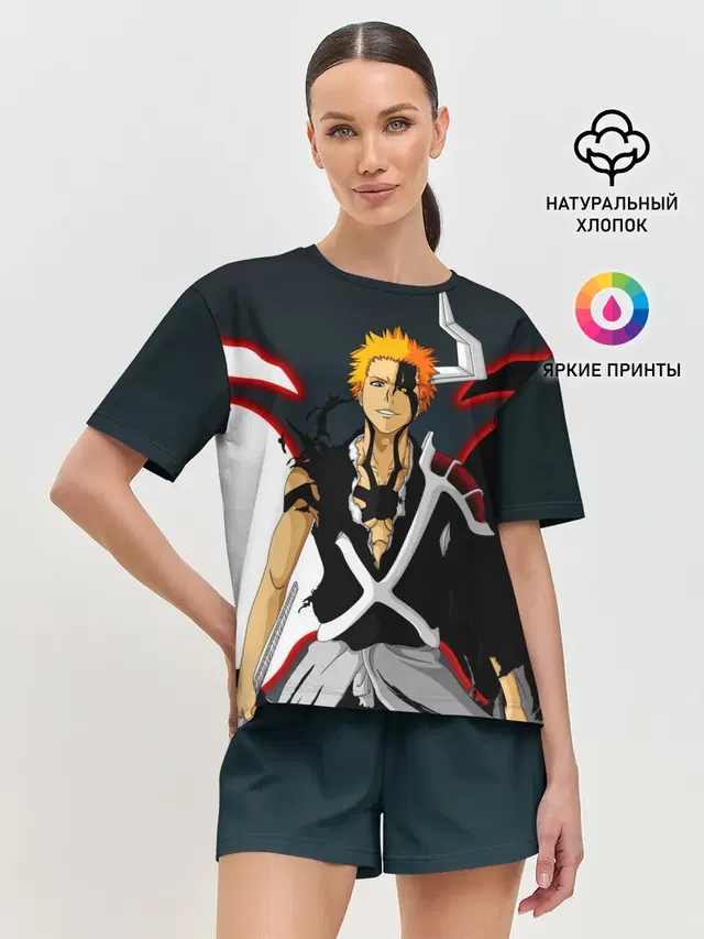 Женская пижама с шортами