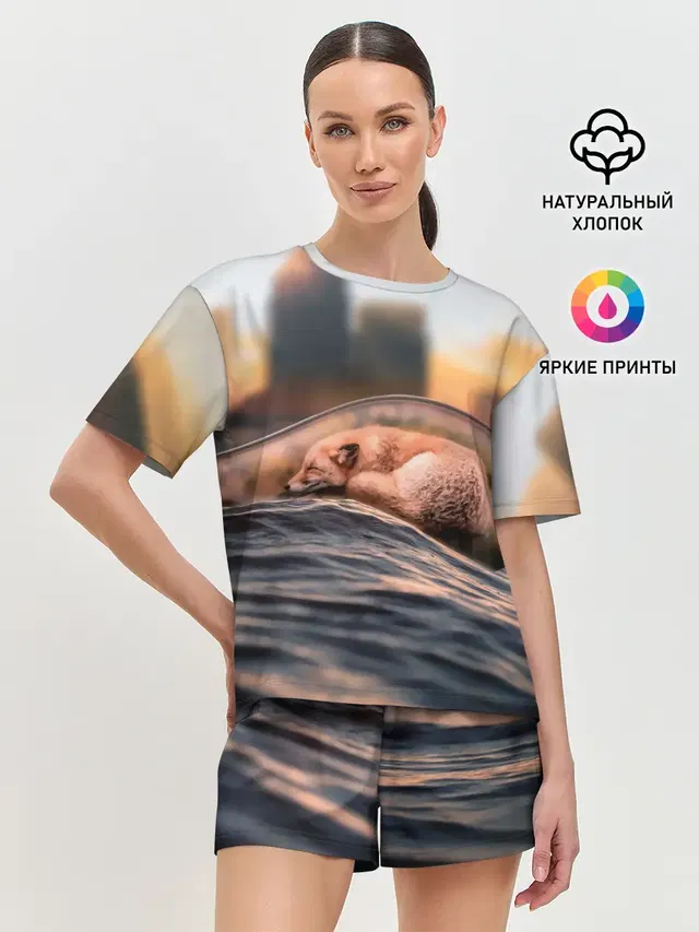 Женская пижама с шортами