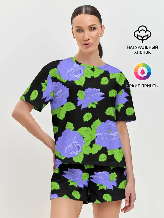 Женская пижама с шортами